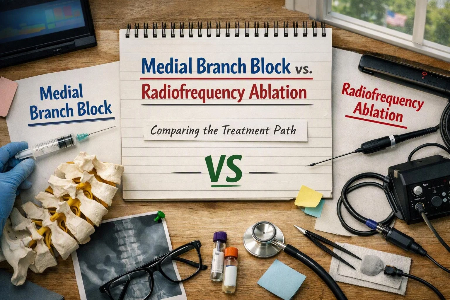 Medial Branch Block vs. Radiofrequency Ablation